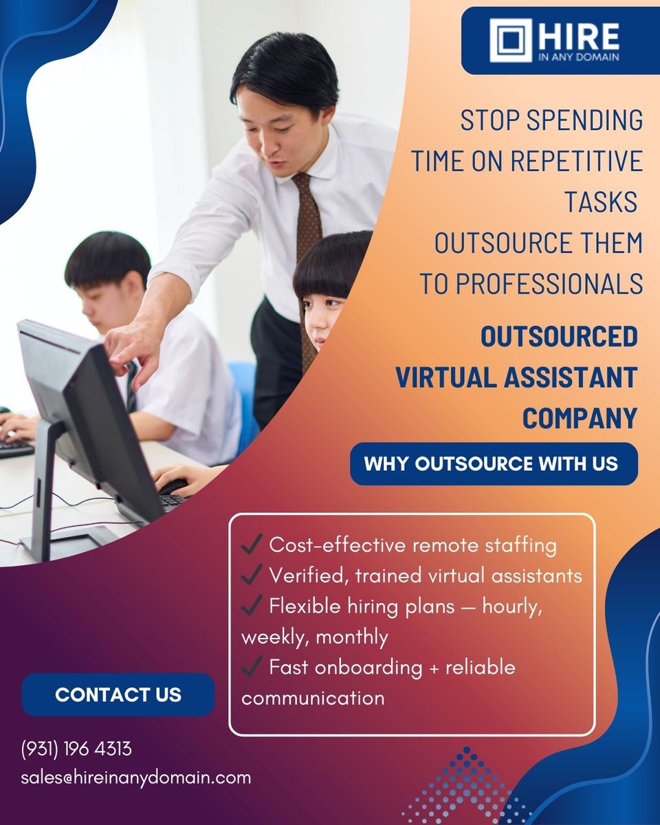 hireinanydomain's tweet image. ✨ Boost productivity without hiring in-house!
📩 sales@hireinanydomain.com
🌐 hireinanydomain.com
📞 +91 9311964313
Visit: hireinanydomain.com/hire-virtual-a…
#VirtualAssistantServices #OutsourcingIndia #RemoteSupport #HireVA #BusinessSupport #Entrepreneurs #WorkSmarter