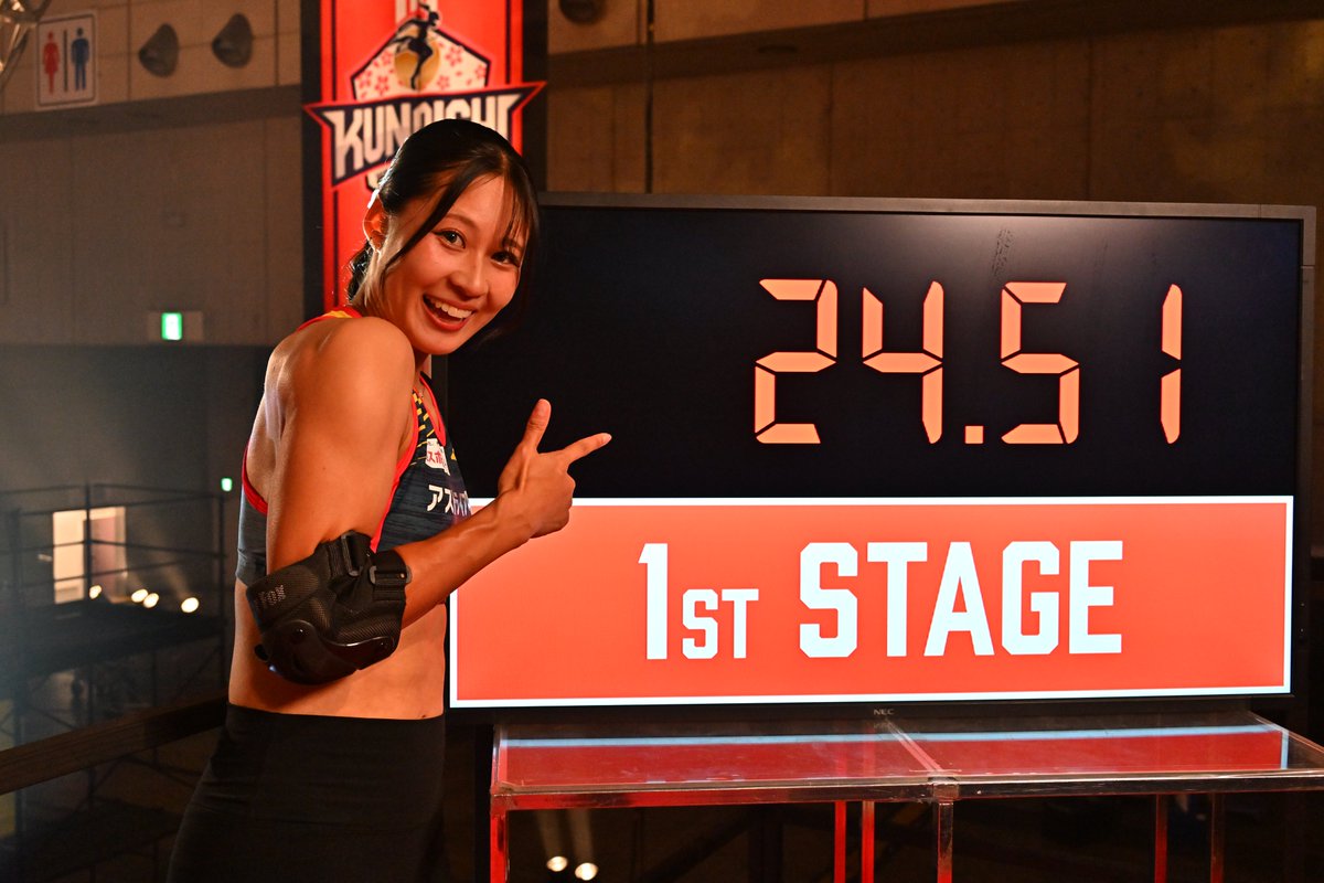 sasuke_tbs's tweet image. ／
#KUNOICHI2025秋 TBS系放送中📺
＼

陸上 走幅跳選手 #榎本樹羅 さん🩵

前回は #ドラゴングライダー リタイア😱
地元が同じ
ミスターSASUKE #山田勝己 さんの
練習所で特訓も🏋️‍♀️

山田さんの並走を力に✊✊
愛されムキ子が余裕のクリア㊗️👏

これで6️⃣人目‼️ッシャッ😏💪
