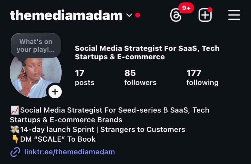 Themediamadam's tweet image. The first thing I did today is to optimize my socials to reflect who I am, who I help and how I help. 

I went from random to specific as part of my plot to become productive, dedicated and skilled.

Like @AlexHormozi said you’ll be ahead of many people if you just “START”
