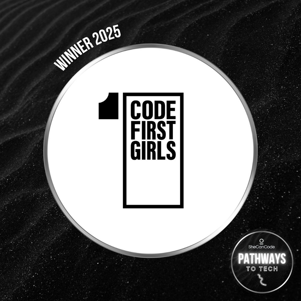 SheCanCodeHQ's tweet image. 👏 Congrats to @CodeFirstGirls, a winner of the 2025 SheCanCode Pathways to Tech Awards!

Through partnerships &amp;amp; accessible coding programmes, they’ve helped tens of thousands of women learn to code &amp;amp; launch careers in tech.

👉 bit.ly/48aJoyL

#WomenInTech #SheCanCode