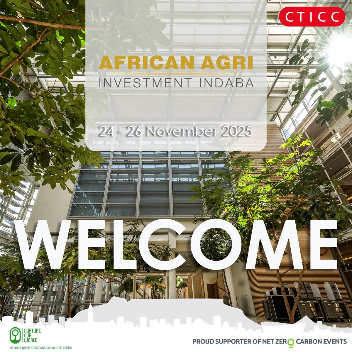 CTICC_Official's tweet image. CTICC welcomes the African Agri Investment Indaba 2025.

#LeavingLastingImpressions
#WeavingALegacy
#CTICC