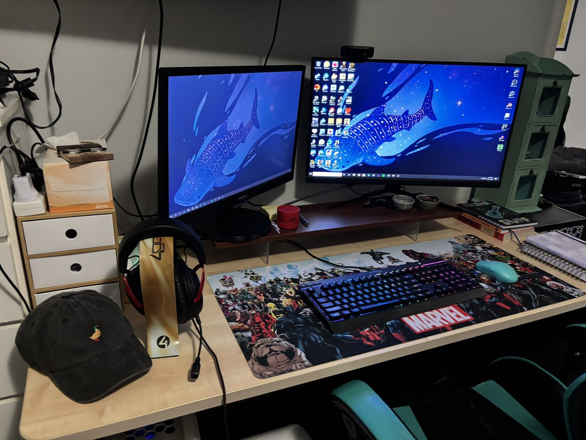 awkwardjaggies's tweet image. Got a new desk, so it was a nice opportunity to refresh my pc setup!
