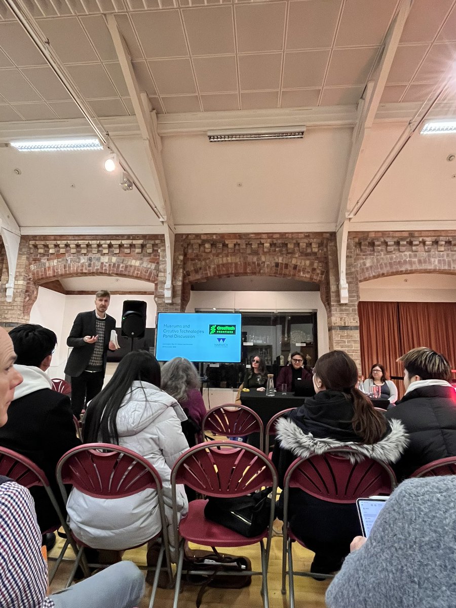 sarnab75's tweet image. #createch event in Leamington Spa. Panel session on Museums and Creative Technologies. This is part of the AHRC funded Createch Frontiers project createchfrontiers.com @CovUniResearch  @warwickuni