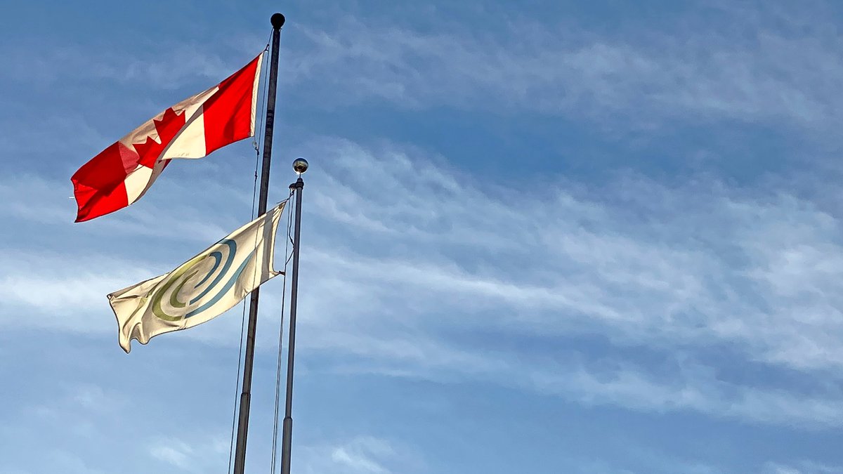 Gift of Life flag is flying today. It has been raised in honour of a donor &amp; recognizes the decision to offer a gift of life to others in need. #thankyou