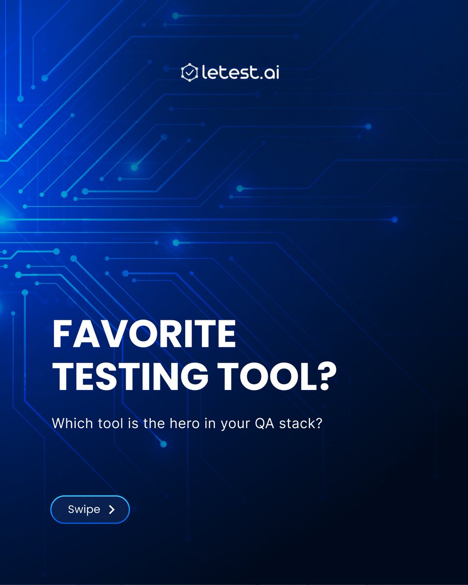 letest_ai's tweet image. The testing landscape is evolving fast. With so many automation frameworks and API tools available, the choice often comes down to what fits your team’s development style and product needs.🌐

#TestingTools #QualityAssurance #SoftwareTesting #AutomationTesting #DevOps #CICD
