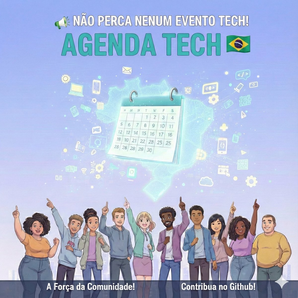 pachicodes's tweet image. Procurando meetups e conferências de tecnologia no Brasil? Pare de procurar em lugares espalhados.

A Agenda Tech centraliza tudo no GitHub! Projeto colaborativo aberto pra comunidade.

Acesse, favorite e adicione seus eventos: ➡️ github.com/agenda-tech-br…