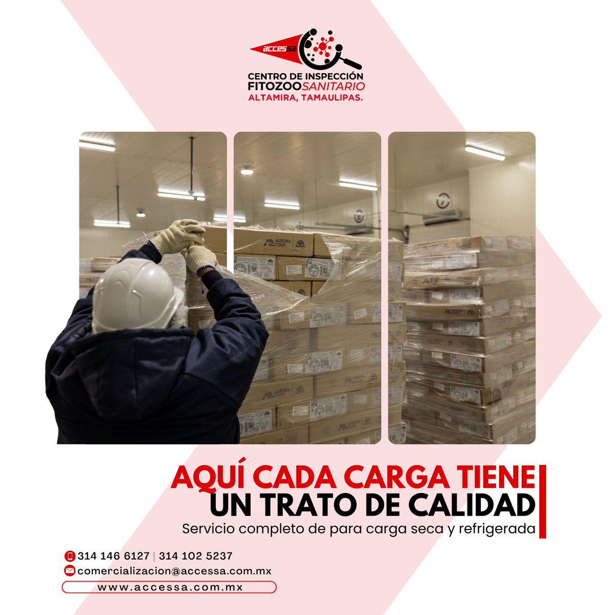 AccessaLogistic's tweet image. ⭐ Aquí cada carga tiene un trato de calidad.
Porque tu mercancía merece atención personalizada, no solo una inspección.

Contáctanos:
📲 314 146 6127 | 314 102 5237
📧 comercializacion@accessa.com.mx
🌐 accessa.com.mx

#tratodecalidad #Accessa #Altamira