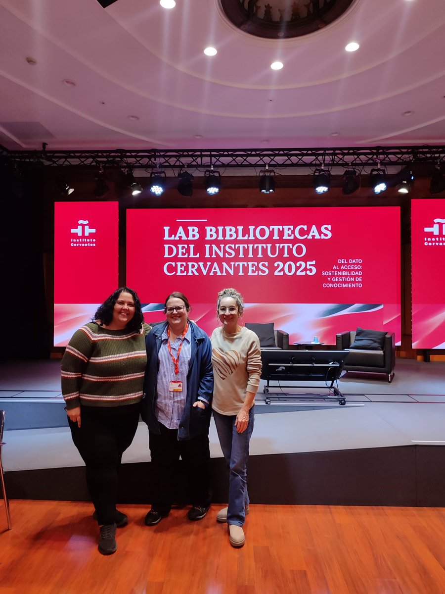 RECIDANET's tweet image. 📢 Estamos el Lab Bibliotecas @InstCervantes «Del dato al acceso: sostenibilidad y gestión del conocimiento». Para generar actividades innovadoras en bibliotecas con la aportación de los ciudadanos.
🗓️ 24-26 noviembre
Todas las sesiones se pueden seguir :
youtube.com/playlist?list=…