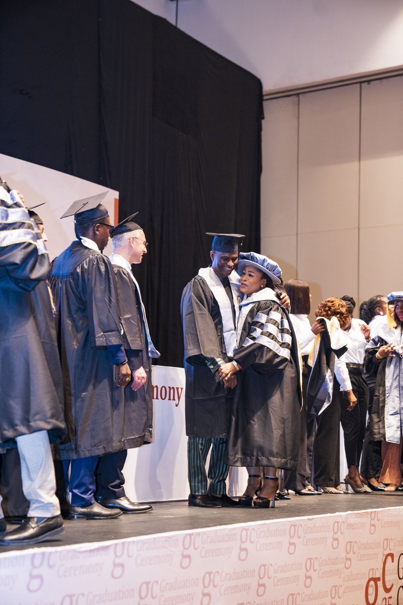 On November 22, 2025, I graduated with a Doctor of Business Administration (DBA) in Strategic Management from the Rome Business School Nigeria,. 

It was also an honour to give the valedictory speech on behalf of the Doctoral Class of 2025. 

On to greater heights!!