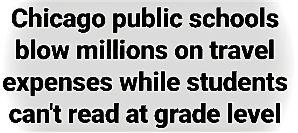 ConservativeTht's tweet image. A scathing report from the Chicago Public Schools Office of Inspector General reveals that spent a staggering $14.5 million was spent on &quot;excessive&quot; travel in 2023 &amp;amp; 2024, including lavish trips to Las Vegas, Egypt, Finland &amp;amp; S. Africa.

Meanwhile, 2024 data shows that just 22.4%…