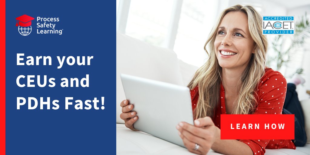 psl_lms's tweet image. Year-end is almost here! Do you need Continuing Educational Units (CEUs) or Professional Development Hours (PDHs). Earn them FAST with PSL. Learn how: bit.ly/4p1ZoZy #ChemicalEngineers #PELicenseRenewal #AccreditedCertification