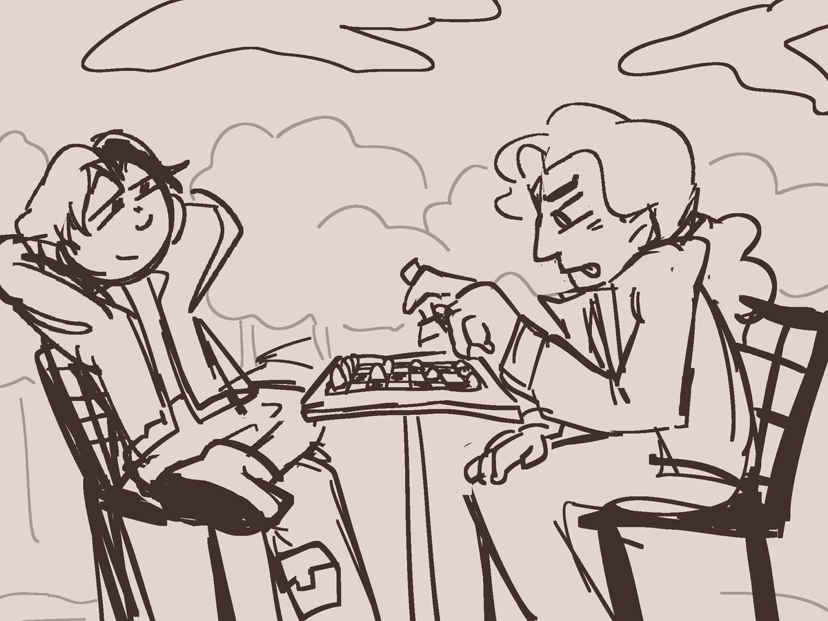 i like to think drifty and abolish meet at central park to play chess >_< #vampiresSMP