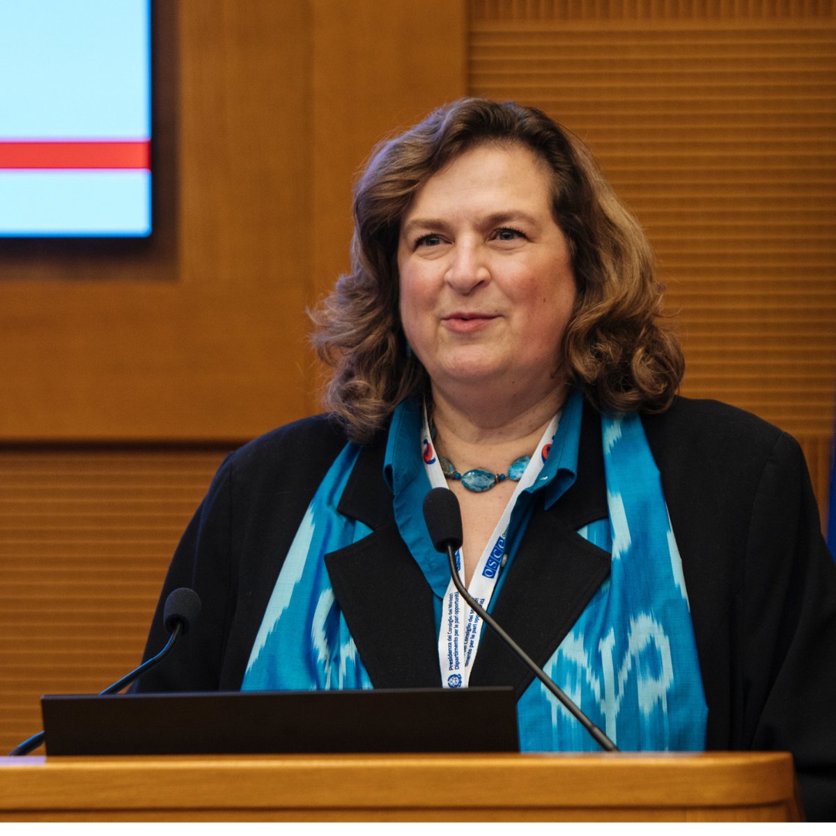 OSCE's tweet image. Femicide claims lives every day. The OSCE says: #NotOneMore.
 
With OSCE support, Italy 🇮🇹 convened a High-level Conference in Rome. @OSCESecGen opened the event, with input from @SRKariJohnstone and @LScarpitta_OSCE. 
 
#16Days #WINGenderEquality #OrangeTheWorld