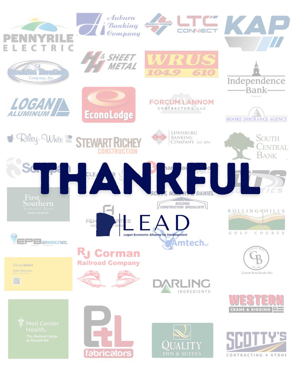 This month, we’re thankful for the businesses and industries that invest in our community’s success.

Together, we’re building opportunity, growth, and a stronger Logan County. 

#ThankfulForOurInvestors #LoganLEADs #CommunityGrowth