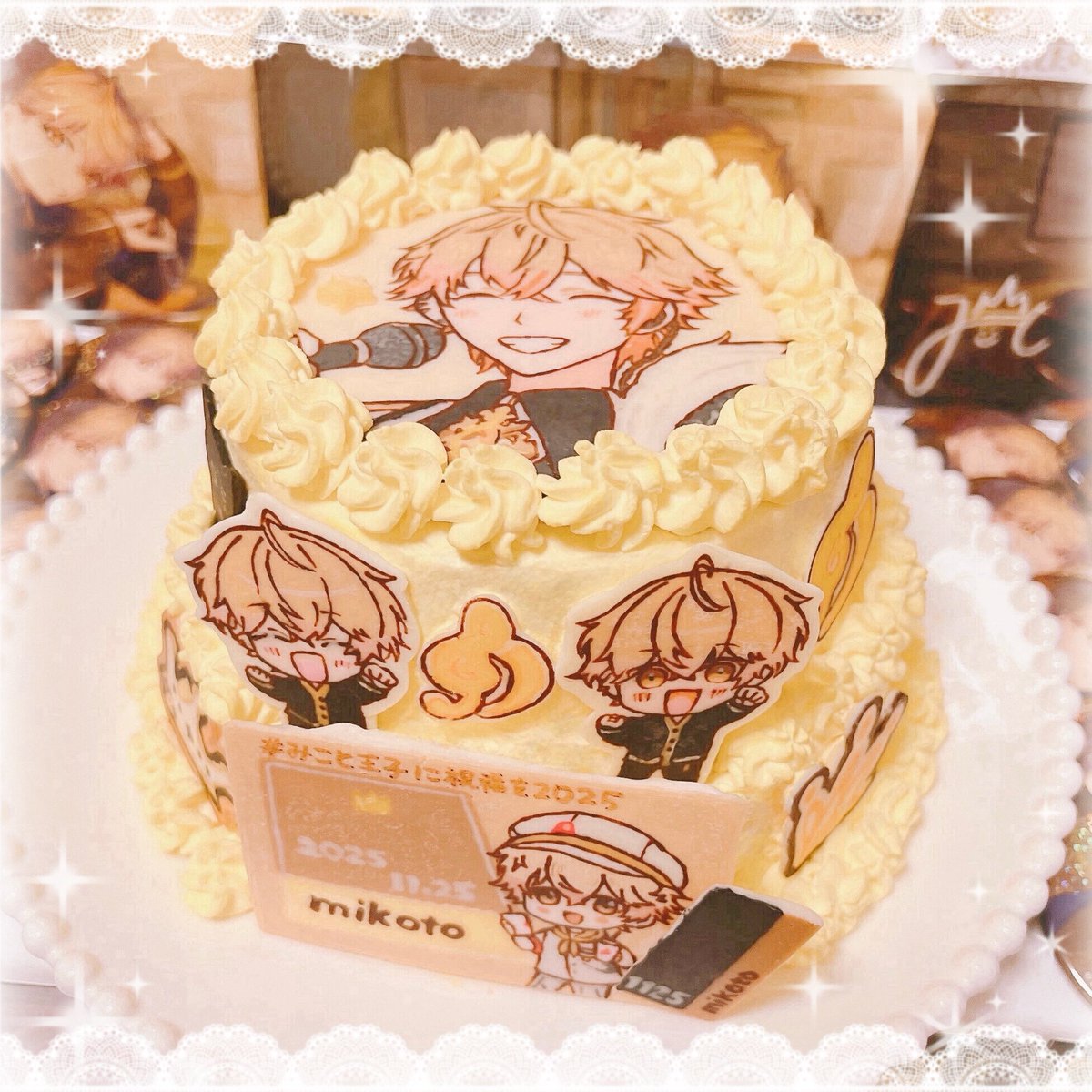 sugar_sf35's tweet photo. ︎👑𓈒𓏸 𝙷𝚊𝚙𝚙𝚢 𝙱𝚒𝚛𝚝𝚑𝚍𝚊𝚢 𝚖𝚒𝚔𝚘𝚝𝚘𓂃𓈒𓏸
                   𝟸𝟶𝟸𝟻.𝟷𝟷.𝟸𝟻

今年も手作りケーキでお祝い!!🎂💐
笑顔あふれる素敵な1年にしてね。

#みこと王子に祝福を2025
#みことの民 https://t.co/0WrtoxxOWf