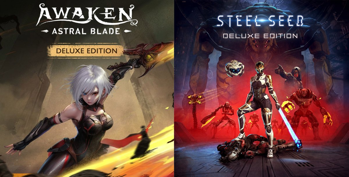 Let’s kick off the week with 40% off two Deluxe Editions for PlayStation gamers! 🎮

Steel Seed
store.playstation.com/concept/100107…
Awaken - Astral Blade
store.playstation.com/concept/100091…

👍Extra -10% with PS Plus!
#SteelSeed | #AwakenAstralBlade