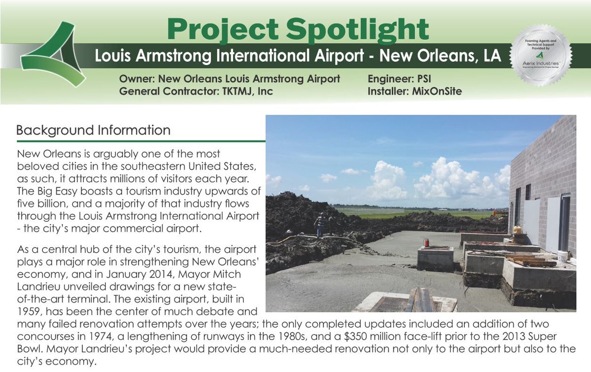 AerixIndustries's tweet image. Aquaerix®: Engineered Permeable Concrete 💡
Aquaerix® creates lightweight, permeable concrete that stabilizes soil while maintaining natural water flow—ideal for sensitive sites.

🔗 ow.ly/m2kV50X5VkL

#LDCC #Geotech #AerixIndustries