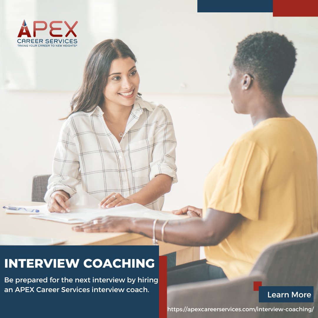DrNadineFranz's tweet image. Nail your next interview with confidence! 🎯
APEX Career Services helps you master tough questions, showcase your value &amp;amp; make a lasting impression.
Get interview-ready today 👉 bit.ly/46ZOfzO

#InterviewTips #CareerCoach #JobSearch