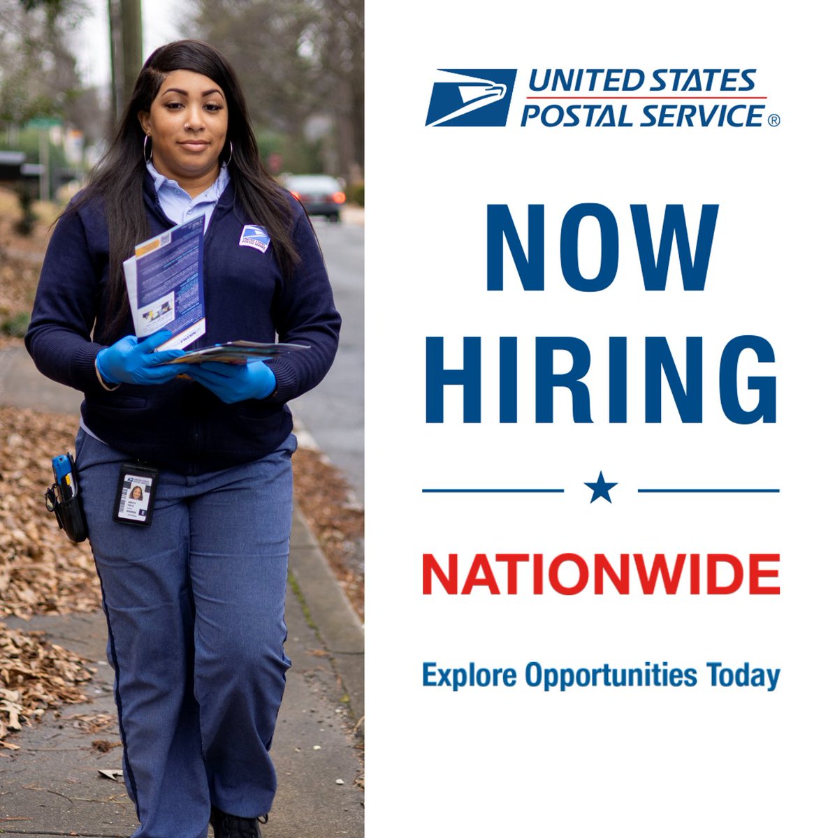 USPS's tweet image. The United States Postal Service is actively recruiting for many positions that may be perfect for you. Whether full time, part time or seasonal positions, we have options available: b.link/careers.usps

And for tips on where and how to apply: b.link/applyingforajob