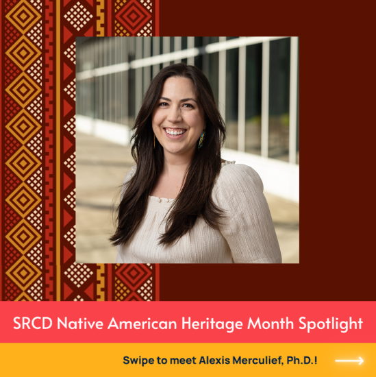 SRCDtweets's tweet image. Meet #SRCD member (and SRCD Indigenous Caucus member) Alexis Merculief! Dr. Alexis Merculief is an Assistant Professor of Child Behavioral Health at the Ballmer Institute on University of Oregon&apos;s Portland campus.

Read more of this insightful Q&amp;amp;A at bit.ly/489ddhX
