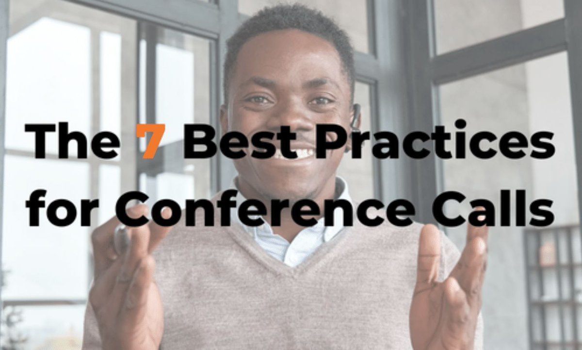 FreeConference's tweet image. The 7 Best Practices for Conference Calls--&amp;gt;buff.ly/3D3LsvM

#videoconference #workfromhome #conference #videoconferencing #meetingstips #videochat #tech #FREE