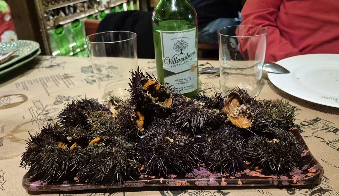 Daniel_G_Granda's tweet image. Si algo bueno tiene el frio es que se puede disfrutar de una de las grandes maravillas de nuestra gastronomia: los oricios. Aunque ahora son casi un lujo y del que no se puede abusar tanto como nos gustaria, pero darse un capricho de vez en cuando es bueno para la salud. #Gijón