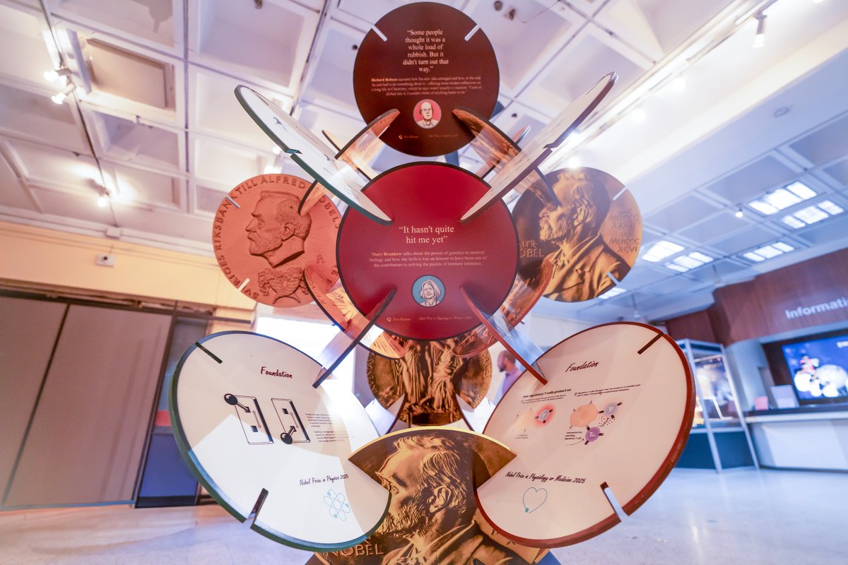 BITMKolkata's tweet photo. Discover #Facts, #Foundations, #FirstReactions related to the Science @NobelPrize 2025 at new exhibition 𝗖𝗼𝗻𝗻𝗲𝗰𝘁𝗶𝗻𝗴 𝗟𝗮𝗯𝘀 𝘁𝗼 𝗟𝗶𝘃𝗲𝘀 at @BITMKolkata,a Unit of @ncsmgoi,@MinOfCultureGoI-available daily between 9:30 am to 6:00 pm, including weekends and holidays. https://t.co/4DJW83KNPy