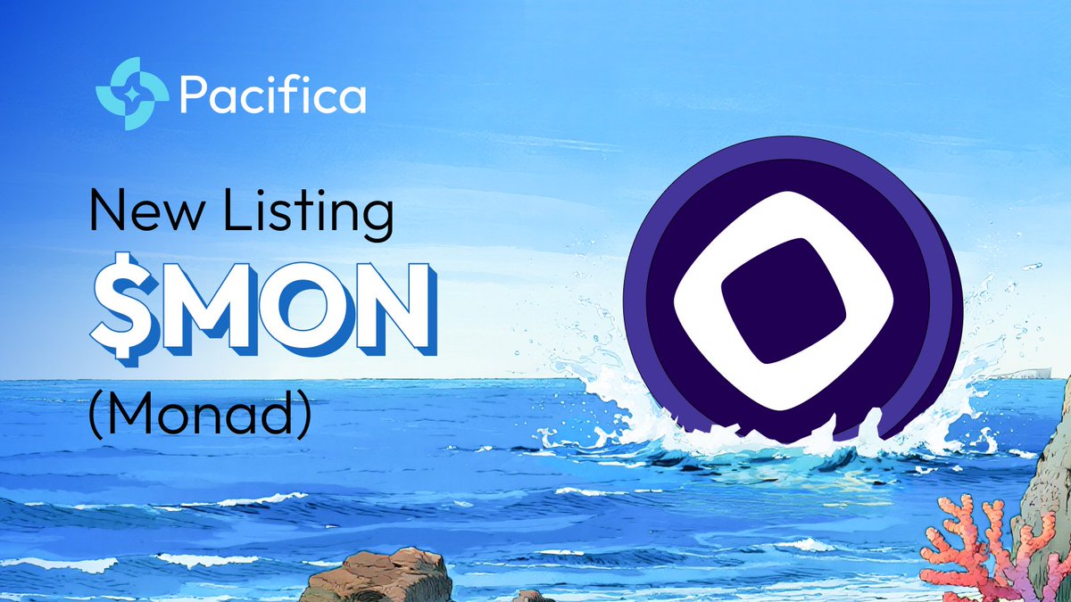 pacifica_fi's tweet image. $MON has converted from pre-market to regular perpetual pair on Pacifica.

Trade $MON perps with up to 3x leverage at app.pacifica.fi/trade/MON