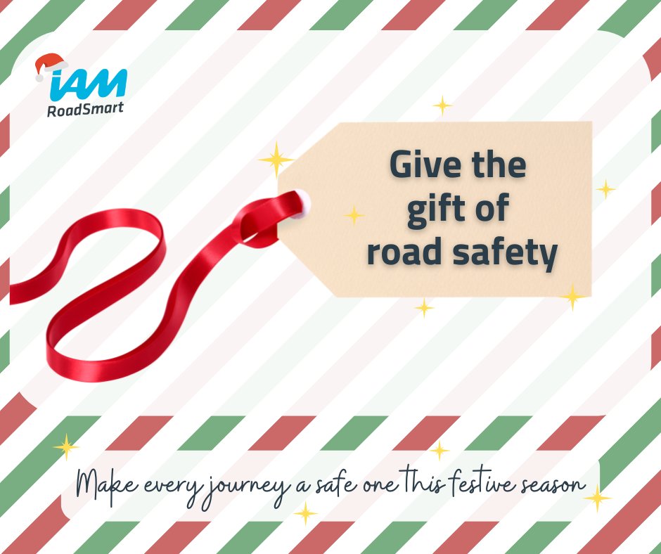 IAMRoadSmart's tweet image. This Christmas, give a gift that really matters. 🎁

Whether they drive or ride, one of our courses is the perfect way to boost confidence, improve safety, sharpen skills and get more enjoyment out of every journey. 🏍️🚗

Explore our courses - iamroadsmart.net/Christmas2025