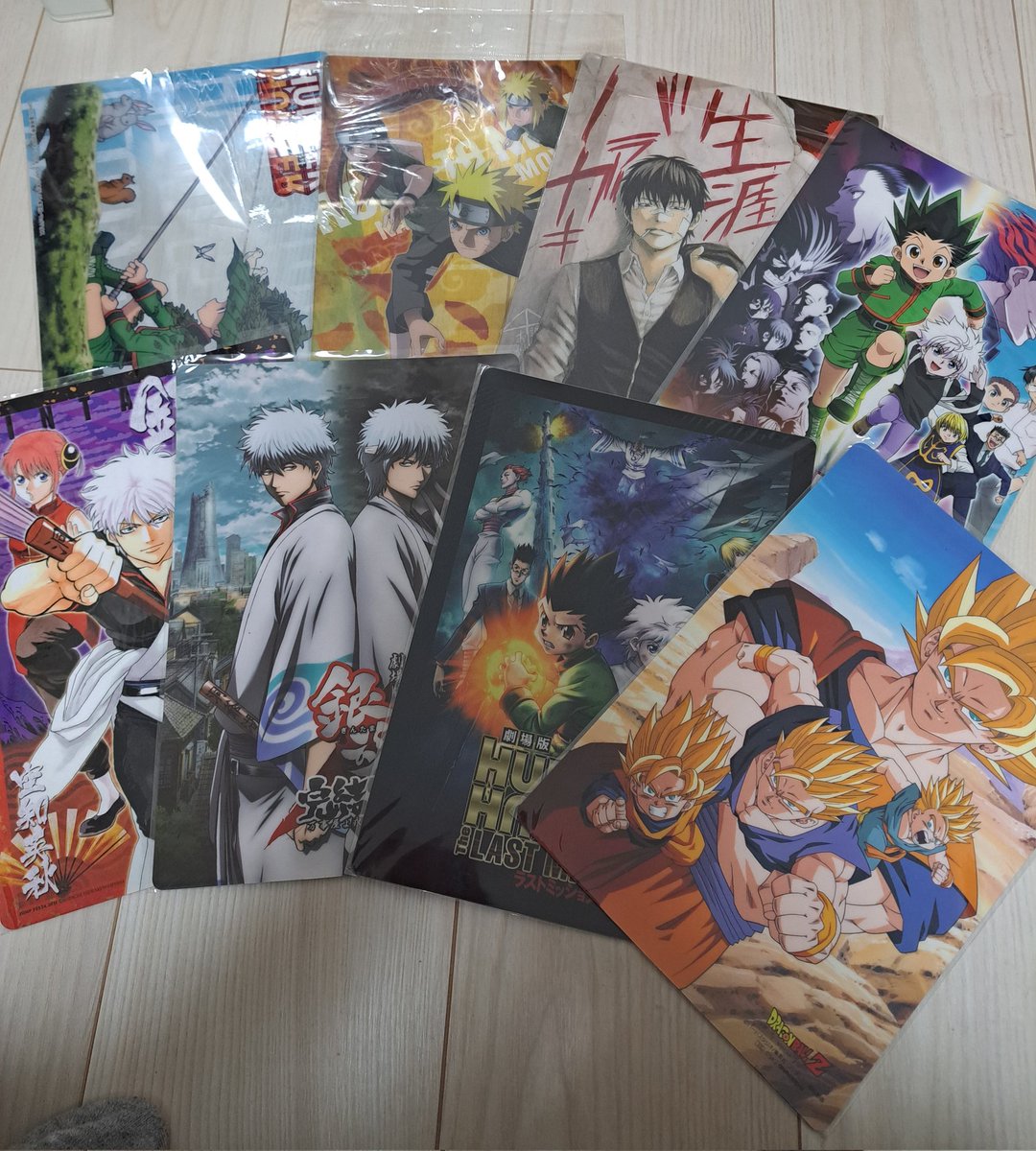 銀魂　クリアファイル　下敷き　ポートレート　うちわ　ノート　まとめ売り 銀魂 クリアファイル 下敷き ポートレート うちわ ノート まとめ売り