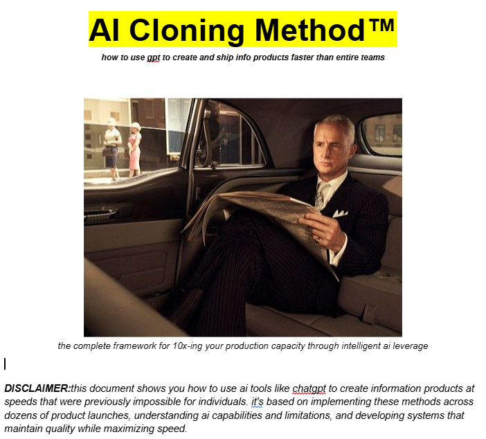 fromzerotomill's tweet image. i keep getting dms asking how i’m creating full info products in 48-72h

so i made a step-by-step playbook breaking down the exact ai cloning system i use

the same one that lets you produce more in a week than most teams do in a month, you can use it to build full products start…