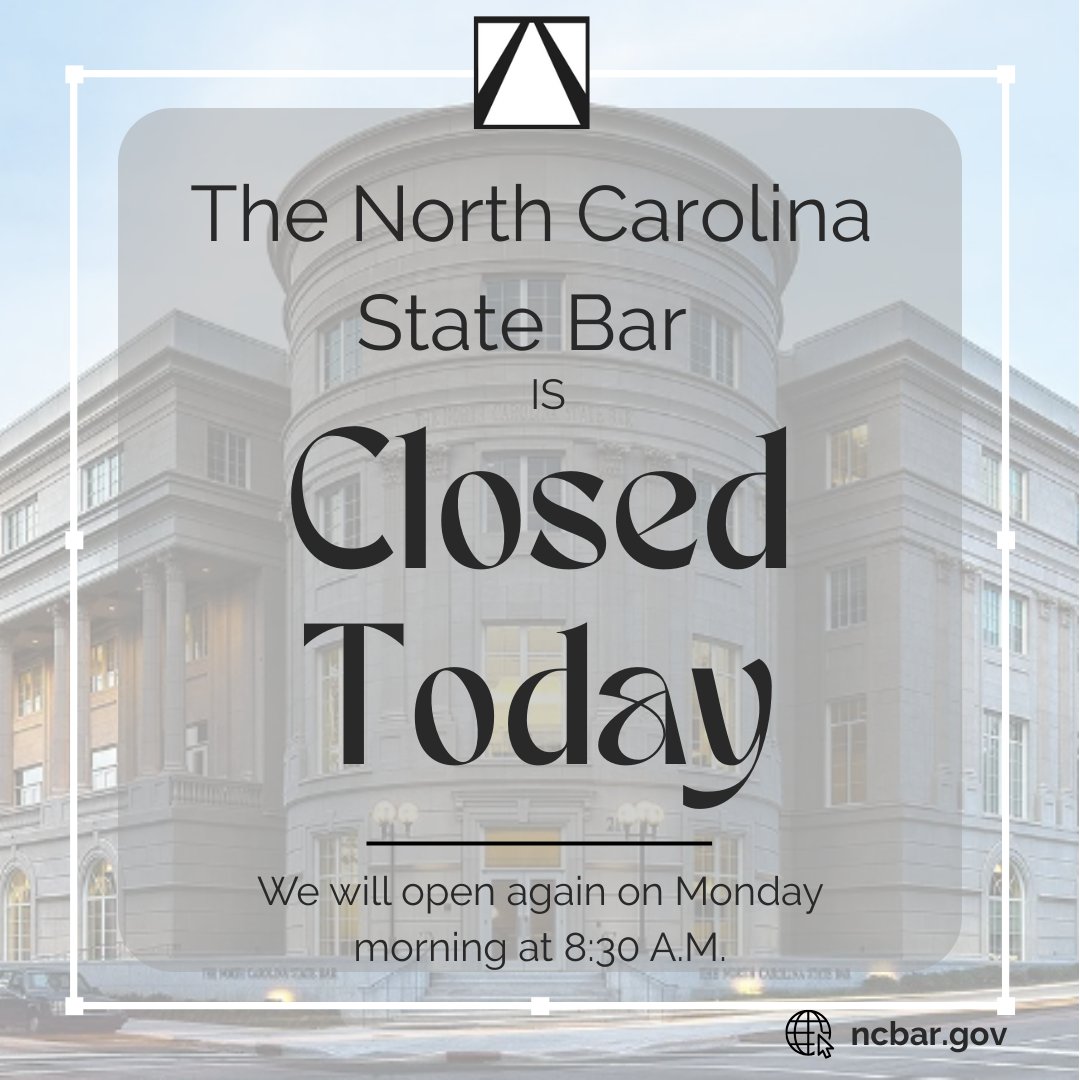 Our building will be closed on Friday, November 28, in observance of the holiday. We will reopen on Monday, December 1, at 8:30 A.M.
