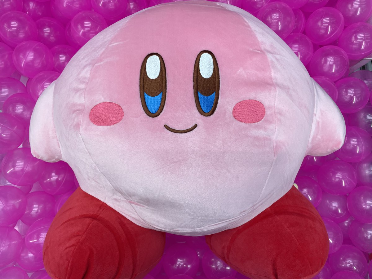❤️早いもの勝ち!!❤️ぶら下がらないシリーズBIGぬいぐるみver. 🔥最新プライズ情報🔥 #星のカービィ から これまでになかったモチモチ