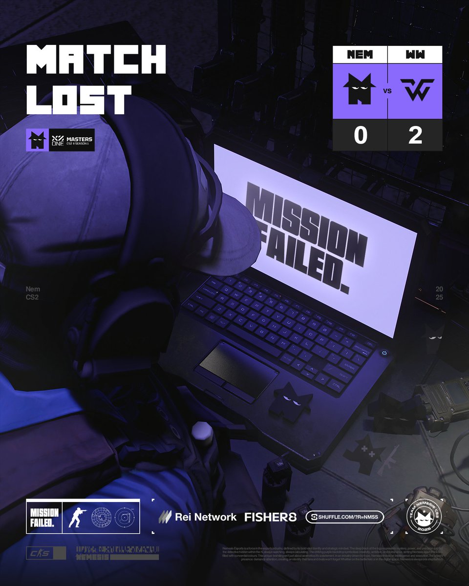 nmss_gg's tweet image. Close but not enough. GGs bratans🤝

#WeAreNem #NMSSCS2