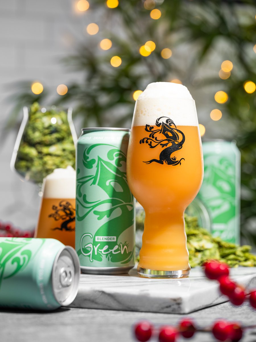 TreeHouseBrewCo's tweet image. Blender Green arrives today after a long hiatus!

This smoothie-like version of our core beer, Green, pops with pineapple notes from Galaxy hops, which blend wonderfully with sweet, sticky mango puree!

It&apos;s a fantastic beer to have on hand to showcase the juicy side of hops with…