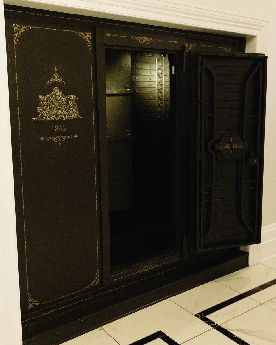 This here was the safe deposit vault in the BMO for 60 years from 1845-1905. Over the years it was shoe storage when it was an apartment and a little commissary in the days of the Inn. Any memories or stories from the Frontenac Club before our renovations, we’d love to hear them.