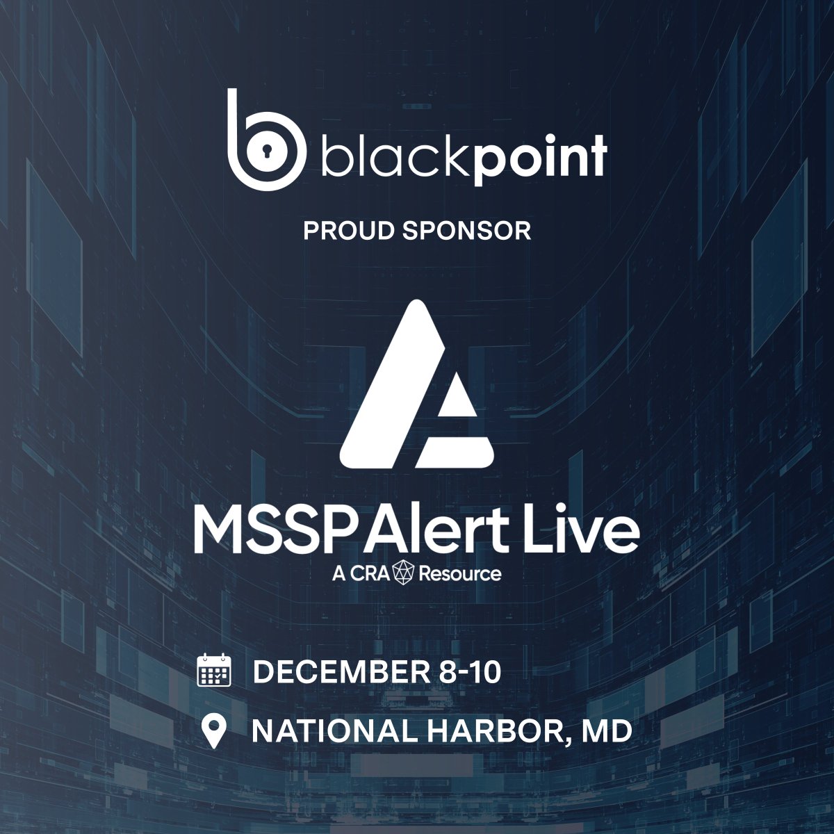 BlackpointUS's tweet image. Next stop: #MSSPAlertLive in National Harbor! 📍

We&apos;ll see you there — and stay tuned for details coming soon.

@MSSPAlert @CyberRiskAll #MSSP