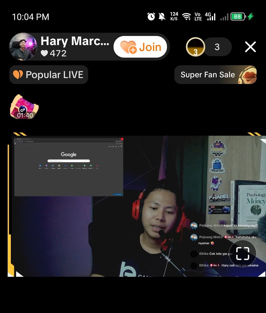 bennyhawe's tweet image. silakan join live kakak @ox_hary di tiktok   vt.tiktok.com/ZSHT8pAPLJTw3-…