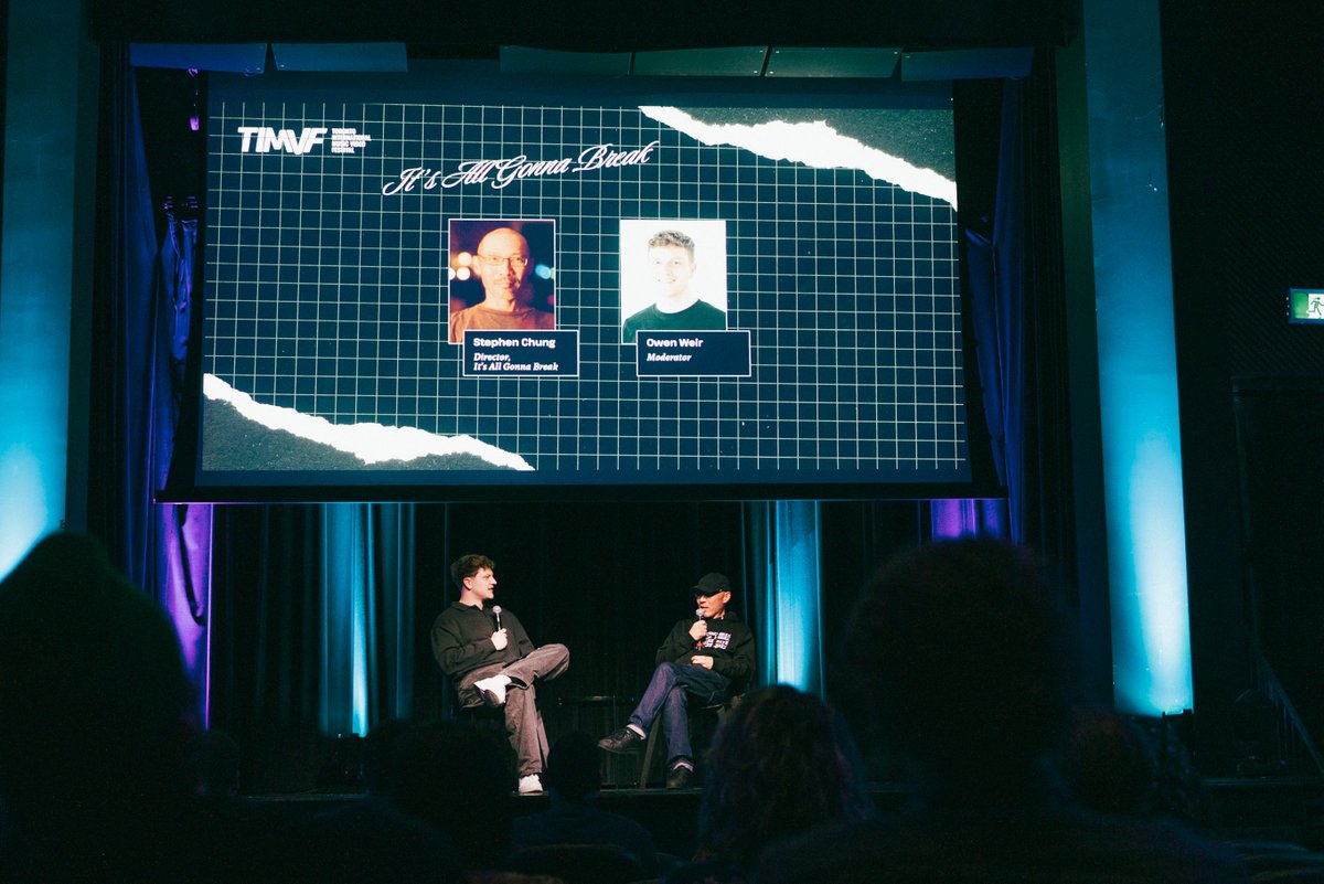 timvfest's tweet image. During TIMVF 2025, we proudly presented "It’s All Gonna Break", the documentary chronicling the rise and legacy of Toronto’s own @bssmusic .

We were thrilled to welcome director Stephen Chung for a thoughtful Q&amp;amp;A following the screening, led by moderator Owen Weir.