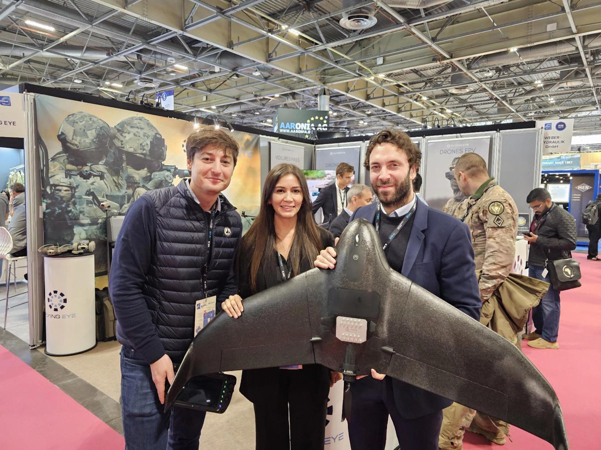 The $UAVS team had a great time at <a href="/Milipol_Paris/">Milipol Paris</a> 2025 last week! Looking forward to the next opportunity to showcase our exceptional suite of #drones, sensors and software.

#MilipolParis #UAVS #drone
