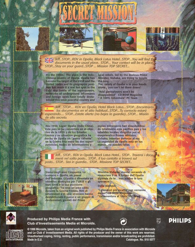 streaming Secret Mission a 1996 DOS French adventure game that was also on CDI thanks for listening twitch.tv/RetrogradeTom

#retro #retrogaming #retrogames #pointandclickadventure