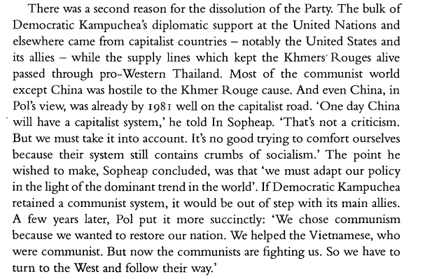 nise_yoshimi's tweet photo. I'm always fascinated by the Khmer Rouge and this bizarre moment where they just stop being communist in 1981 always sticks with me https://t.co/xbjx0tjGLs
