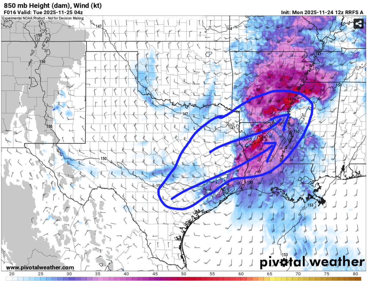 BREAKING🚨🚨

Severe weather parameters are in place today, with the potential for damaging winds, large hail, and a few tornadoes. 

Storm activity is expected to intensify by early afternoon and continue through late evening into the early morning hours of Tuesday. 

If you are