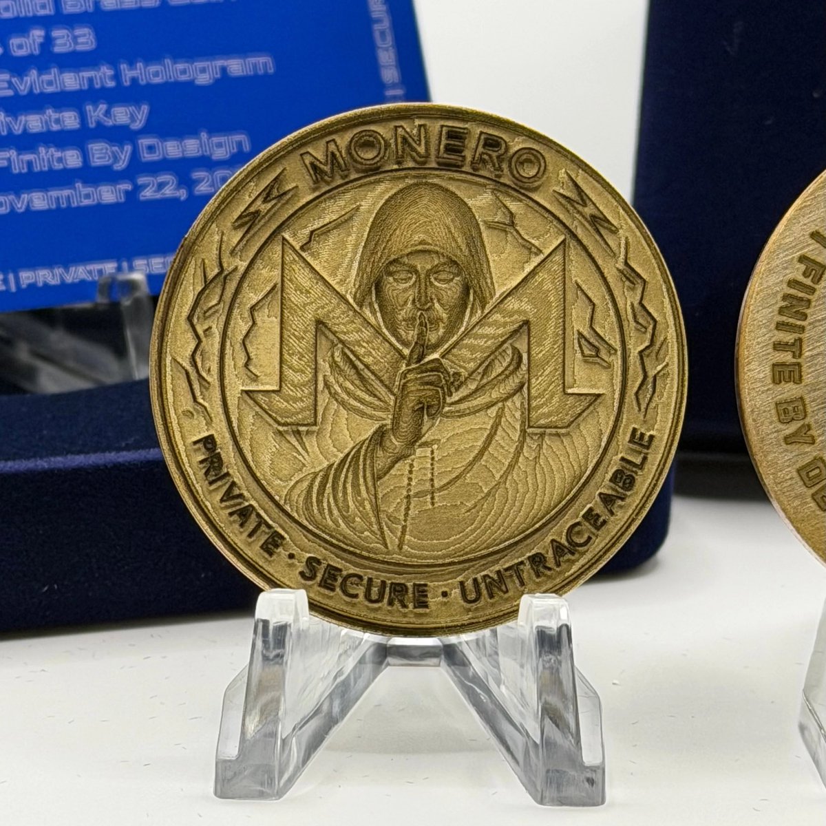 FiniteByDesign's tweet image. Finite By Design’s first-ever Monero cold-storage coin — a handcrafted, air-gapped, tamper-evident vault of pure privacy. Only 33 exist. Private. Secure. Untraceable.”
#Monero #CryptoPrivacy #ColdStorage #FiniteByDesign #XMR