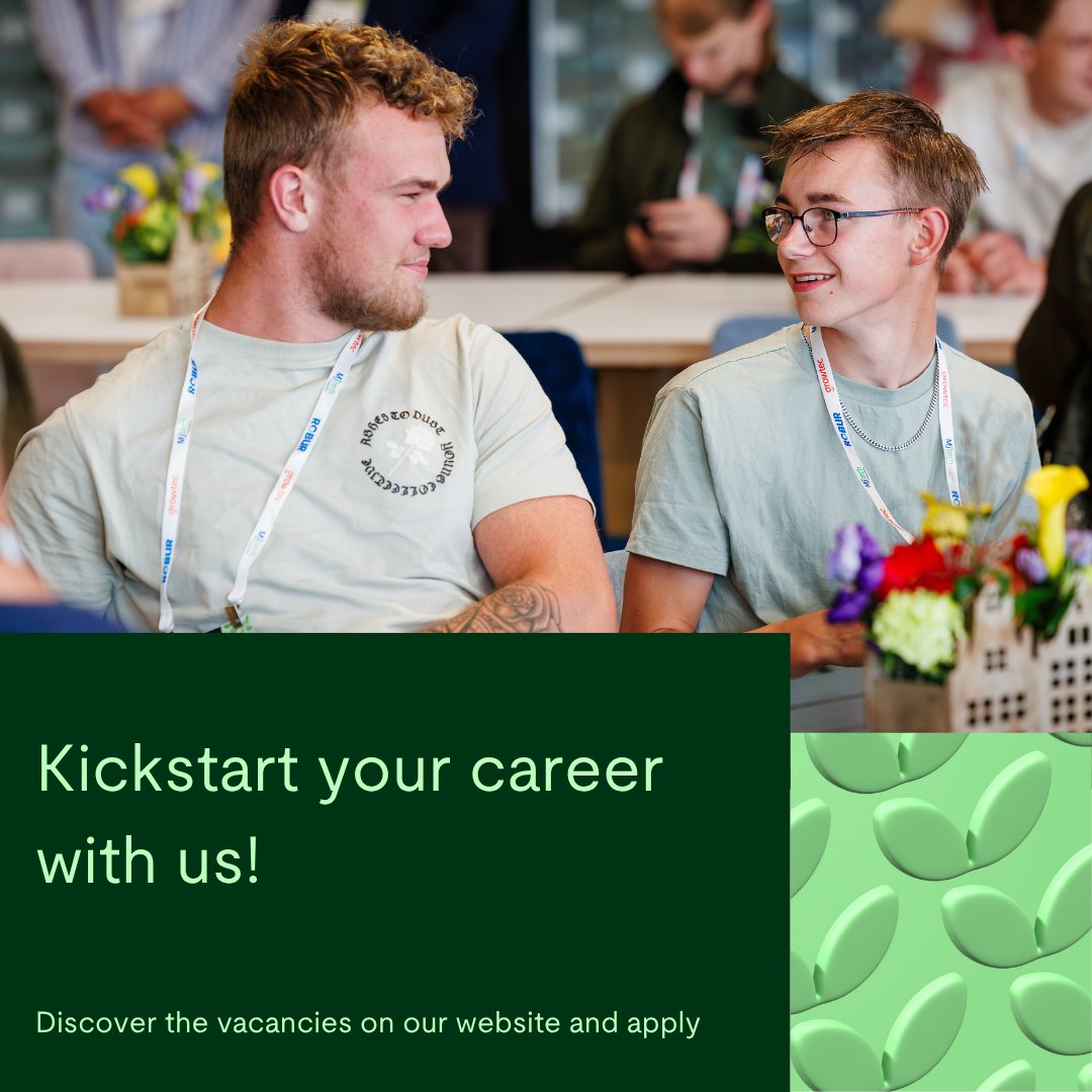 GreenTechRAI's tweet image. 🌿 Still looking for the perfect opportunity to kick-start your career? GreenTech internships are waiting for you!

✍️ Internship Content Marketing
🤝 Internship Sales
🎪 Internship Exhibition Management

Apply now via careers.rai.nl/en-GB/jobs?que…