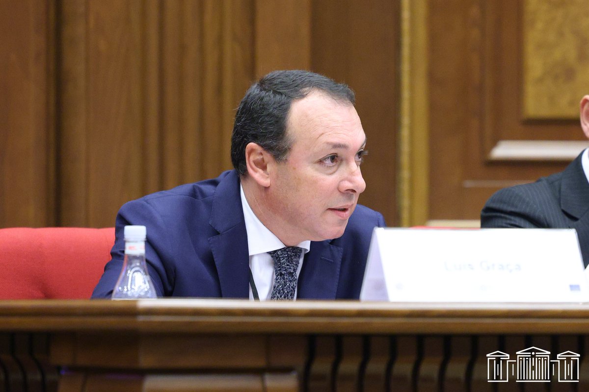 oscepa's tweet photo. In Yerevan, Special Rep. on South Caucasus Luís Graça underlined that “politicians are special only in the responsibility we carry” at @osce_odihr conference on parliamentary integrity.

Participants are examining how strengthened standards &amp; oversight can reinforce public trust https://t.co/CoISEfJOMf