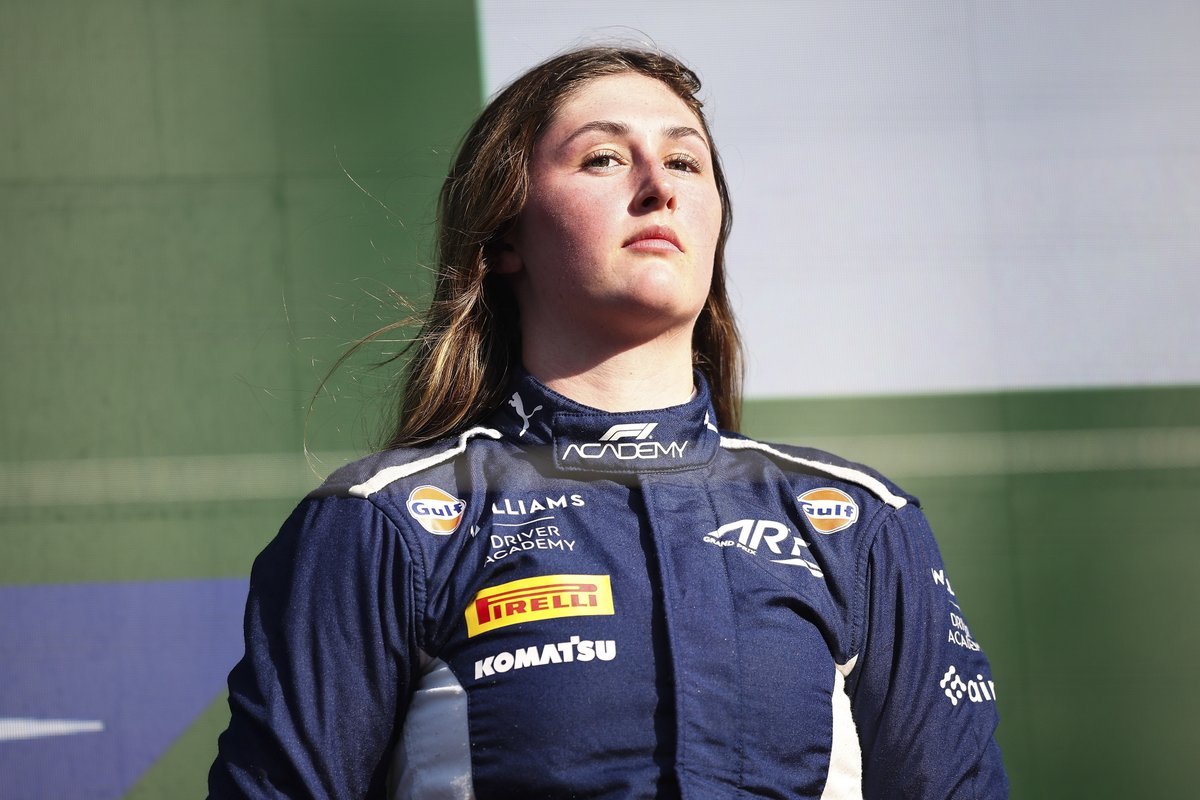 feeder_series's tweet image. NEWS | 🇺🇸 Lia Block will leave the Williams Driver Academy at the end of 2025 to return to rallying.

The 19-year-old raced in the past two F1 Academy seasons, finishing 8th and 9th respectively. She took one win in Singapore this year.

📸 Williams Racing

#F1Academy