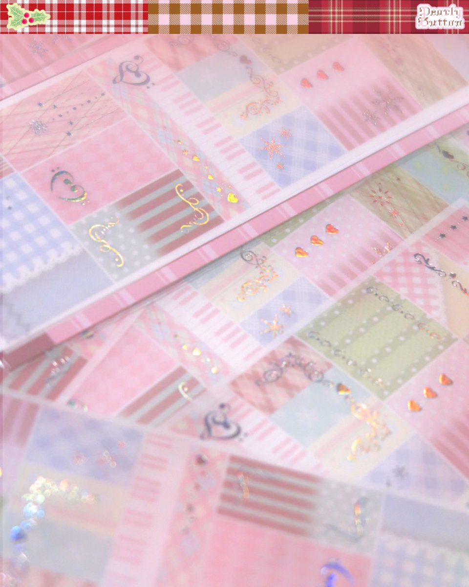 pearlybutton's tweet image. 🎶 닷닷 신상 화지박 사각스티커 ✨