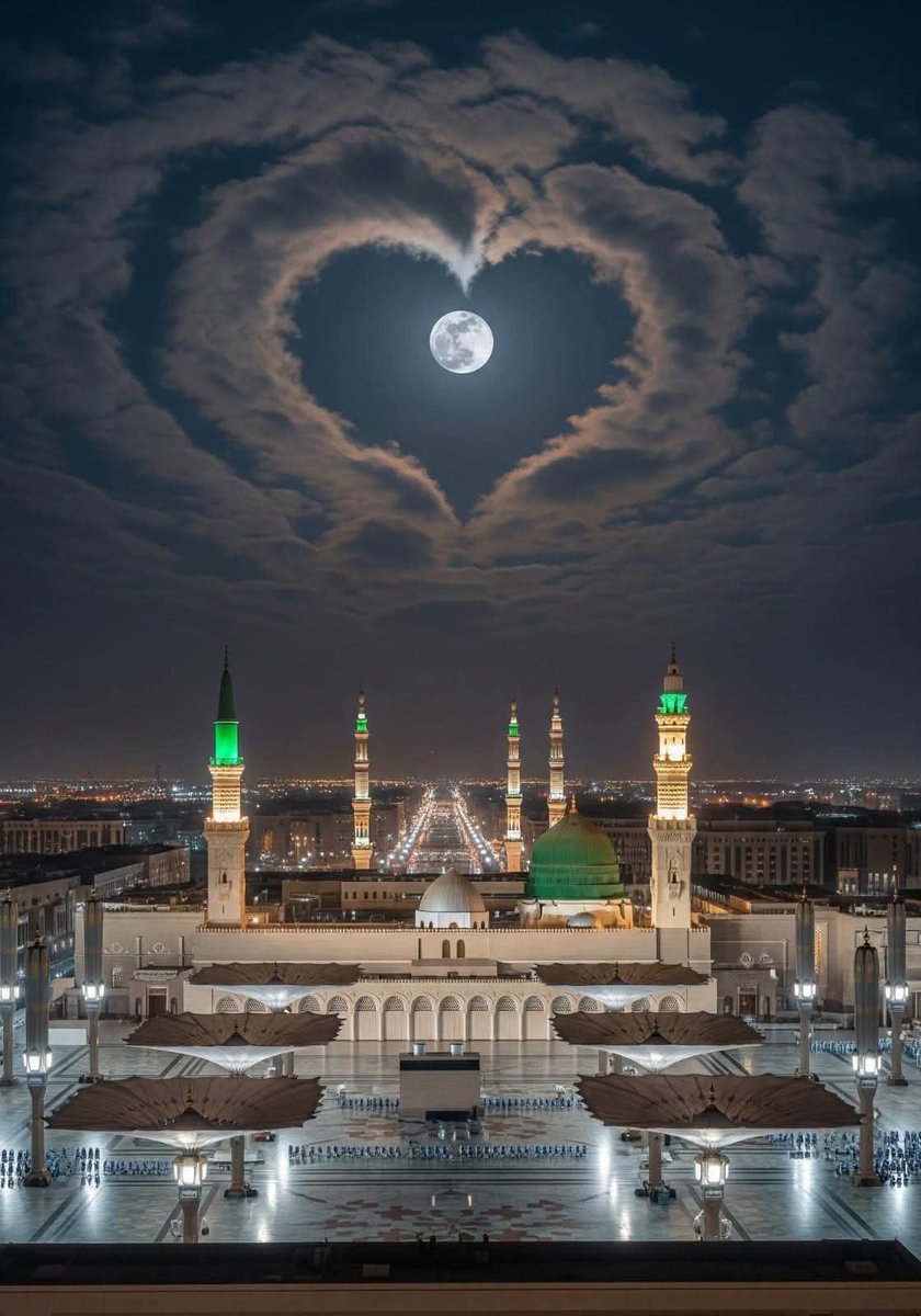 The Place of Prophet’s , Madina at night
